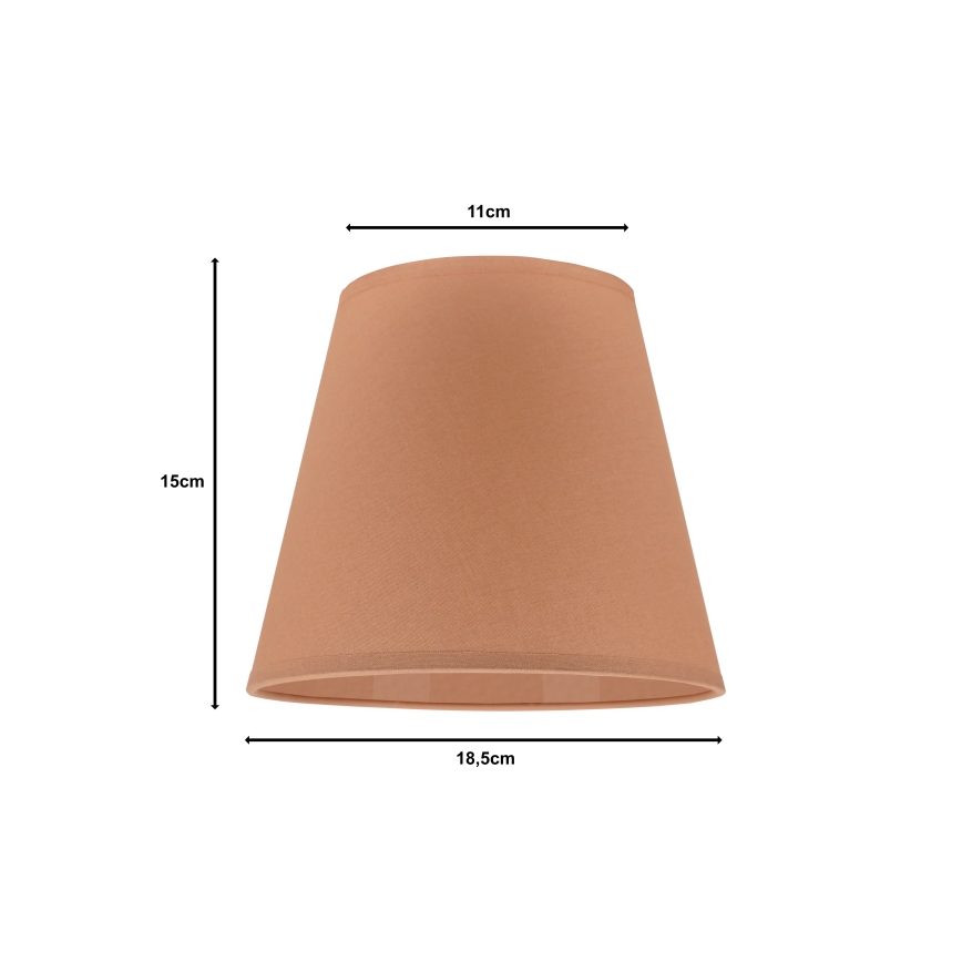 Duolla - Sjenilo za stolnu lampu SOFIA XS E14 pr. 18,5 cm smeđa