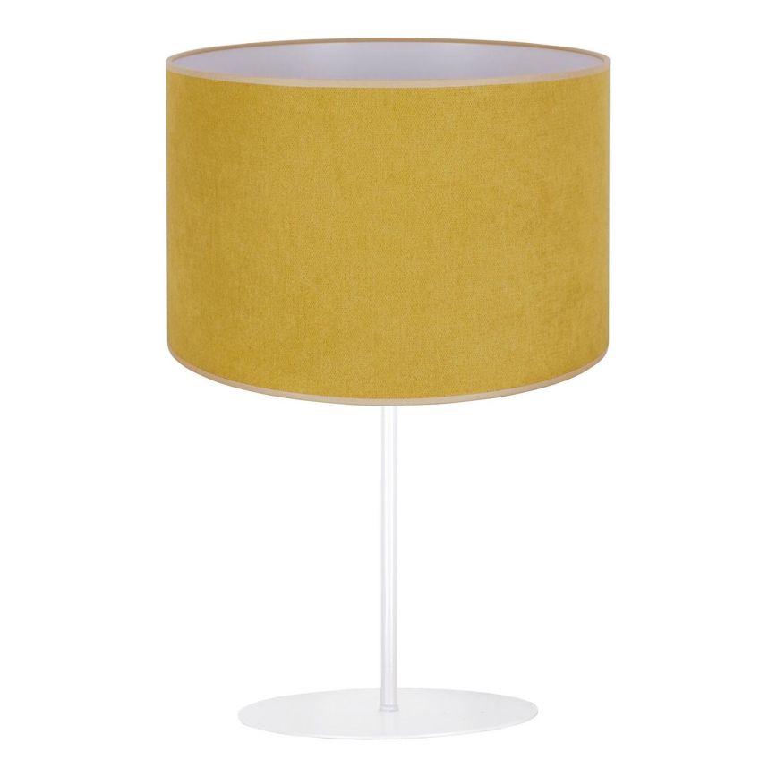 Duolla - Stolna lampa BRISTOL 1xE14/15W/230V pr. 17,5 cm žuta/bijela