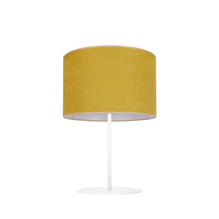 Duolla - Stolna lampa BRISTOL 1xE14/15W/230V pr. 17,5 cm žuta/bijela