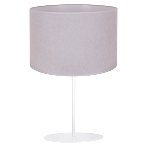 Duolla - Stolna lampa BRISTOL 1xE14/15W/230V siva/bijela