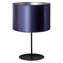 Duolla - Stolna lampa CANNES 1xE14/15W/230V 20 cm plava/srebrna/crna