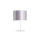 Duolla - Stolna lampa CANNES 1xE14/15W/230V 20 cm srebrna/bijela