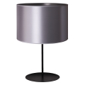 Duolla - Stolna lampa CANNES 1xE14/15W/230V 20 cm srebrna/crna