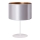 Duolla - Stolna lampa CANNES 1xE14/15W/230V pr. 20 cm srebrna/bakrena/bijela