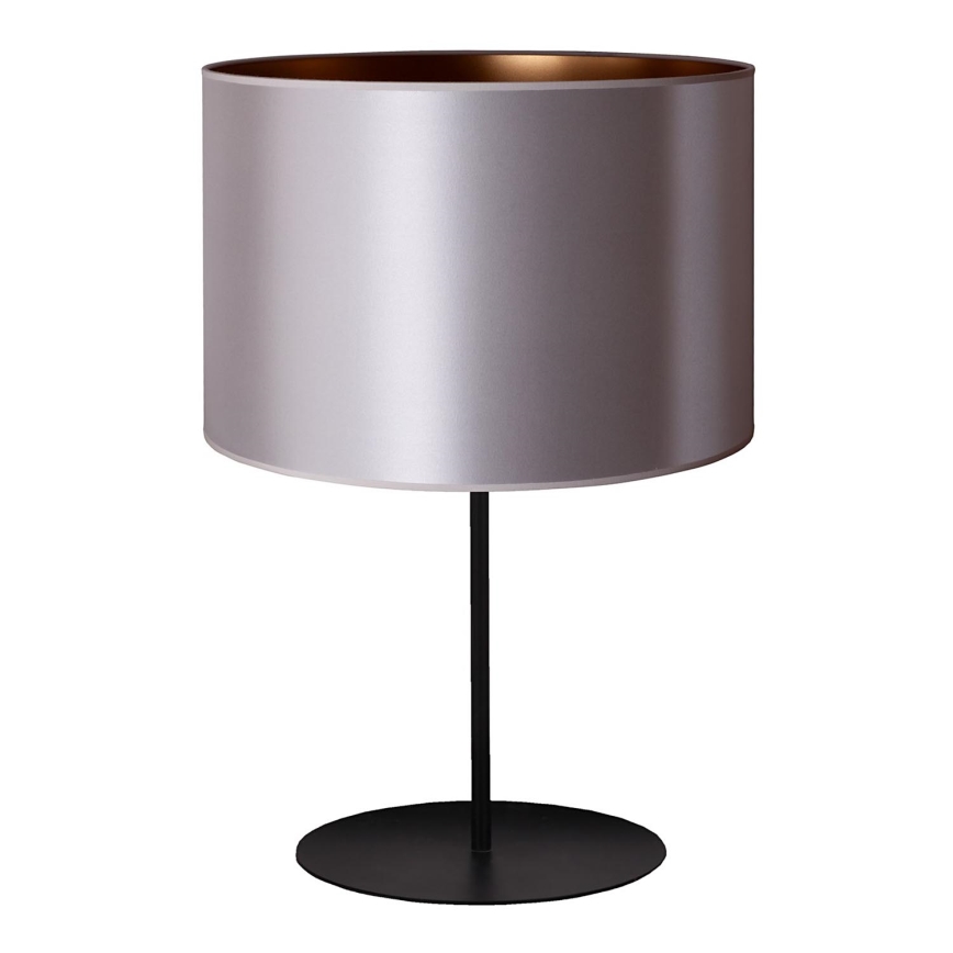 Duolla - Stolna lampa CANNES 1xE14/15W/230V pr. 20 cm srebrna/bakrena/crna