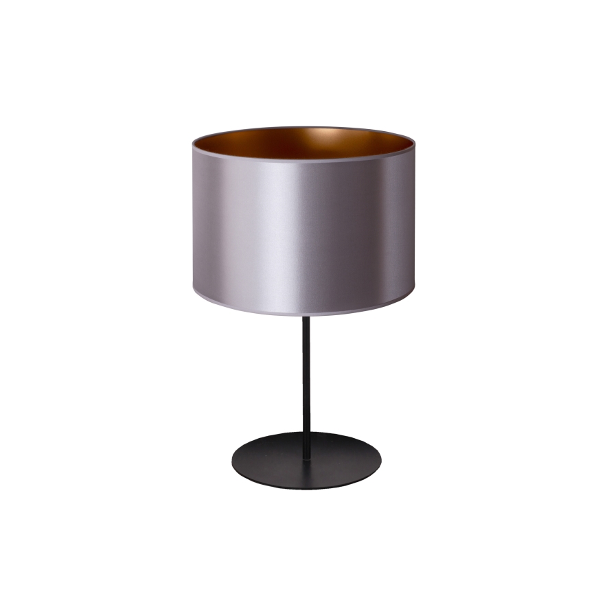 Duolla - Stolna lampa CANNES 1xE14/15W/230V pr. 20 cm srebrna/bakrena/crna