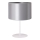 Duolla - Stolna lampa CANNES 1xE14/15W/230V pr. 20 cm srebrna/bijela