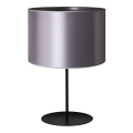 Duolla - Stolna lampa CANNES 1xE14/15W/230V pr. 20 cm srebrna/crna