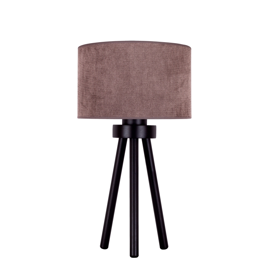 Duolla - Stolna lampa LYON 1xE27/15W/230V pr. 30 cm smeđa