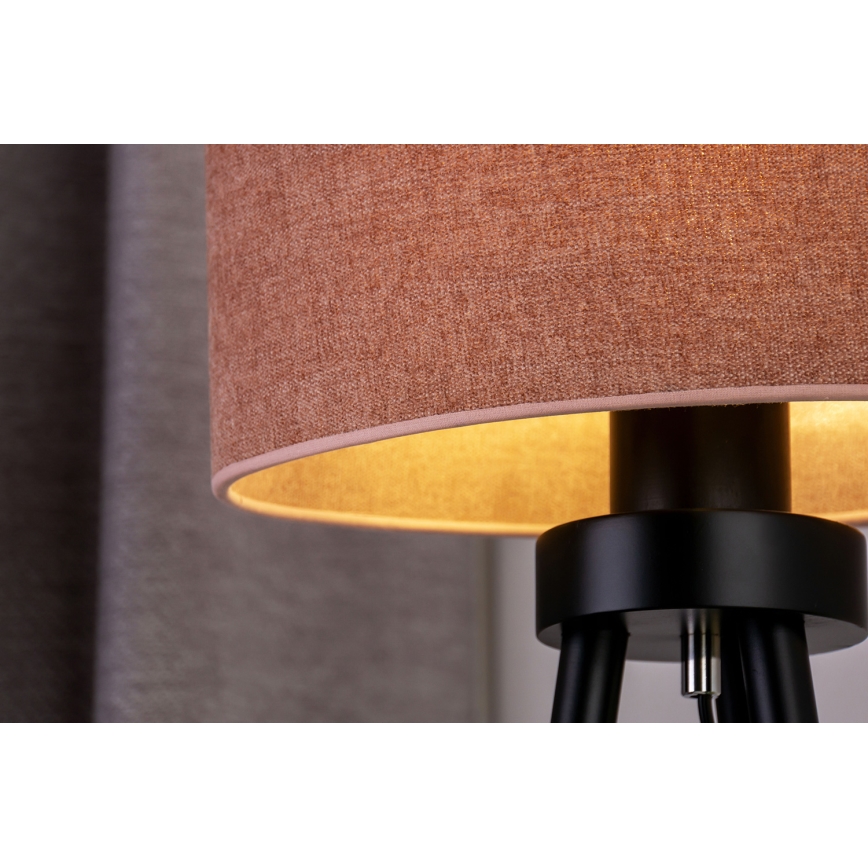 Duolla - Stolna lampa OVAL 1xE27/15W/230V pr. 30 cm ružičasta