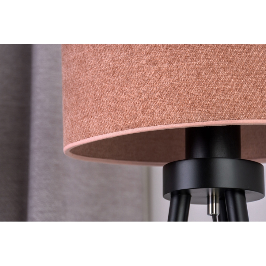 Duolla - Stolna lampa OVAL 1xE27/15W/230V pr. 30 cm ružičasta