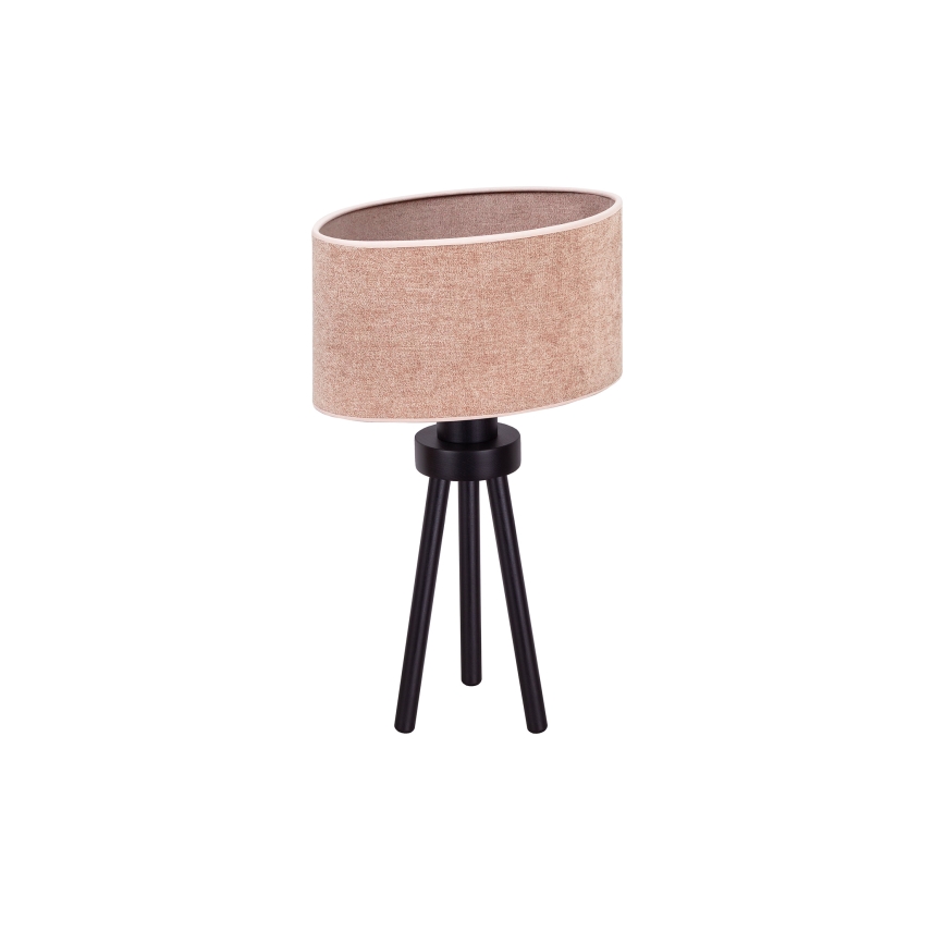 Duolla - Stolna lampa OVAL 1xE27/15W/230V pr. 30 cm ružičasta