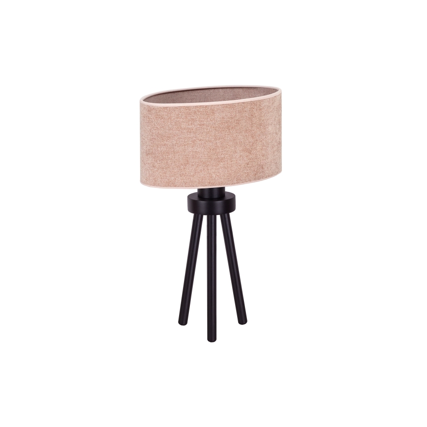Duolla - Stolna lampa OVAL 1xE27/15W/230V pr. 30 cm ružičasta