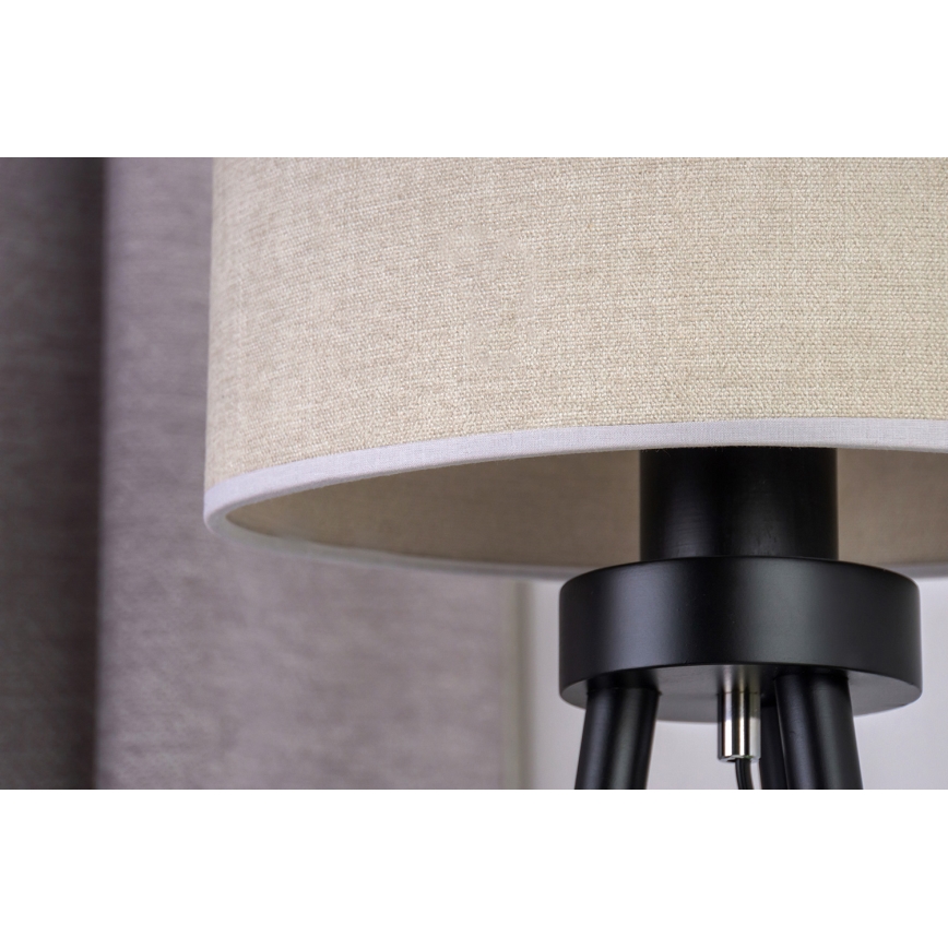 Duolla - Stolna lampa OVAL 1xE27/15W/230V pr. 30 cm siva