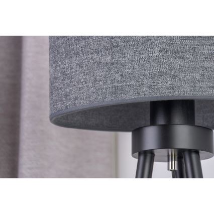 Duolla - Stolna lampa OVAL 1xE27/15W/230V pr. 30 cm siva