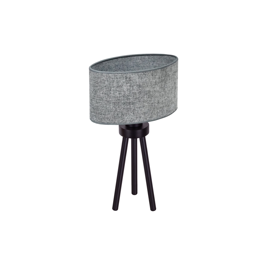 Duolla - Stolna lampa OVAL 1xE27/15W/230V pr. 30 cm siva