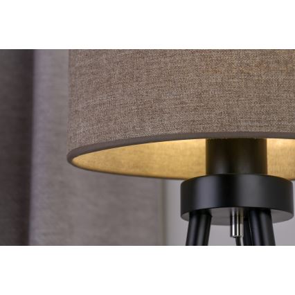 Duolla - Stolna lampa OVAL 1xE27/15W/230V pr. 30 cm smeđa