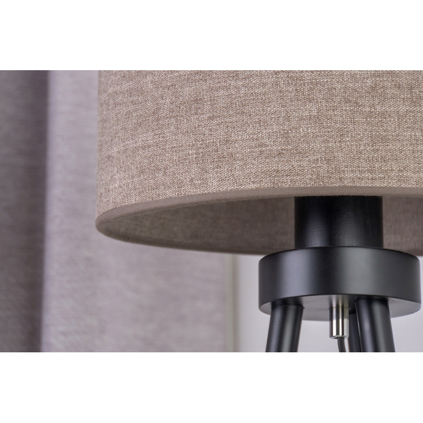 Duolla - Stolna lampa OVAL 1xE27/15W/230V pr. 30 cm smeđa
