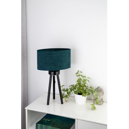 Duolla - Stolna lampa OVAL 1xE27/15W/230V pr. 30 cm zelena