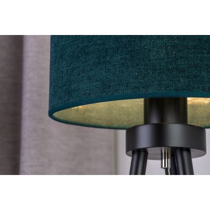 Duolla - Stolna lampa OVAL 1xE27/15W/230V pr. 30 cm zelena