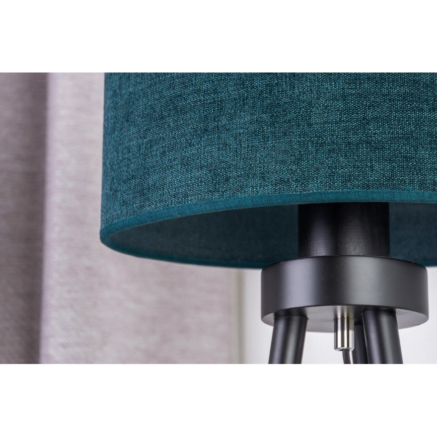 Duolla - Stolna lampa OVAL 1xE27/15W/230V pr. 30 cm zelena