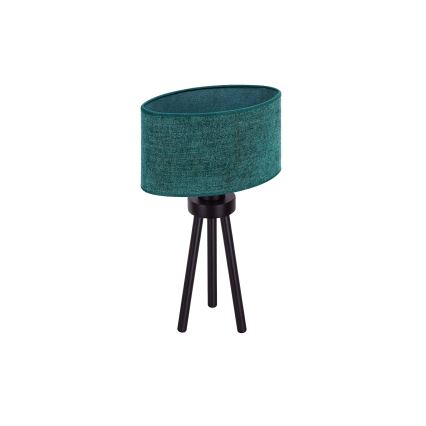 Duolla - Stolna lampa OVAL 1xE27/15W/230V pr. 30 cm zelena