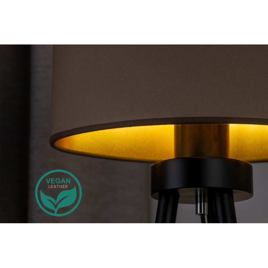 Duolla - Stolna lampa OVAL VEGAN 1xE27/15W/230V pr. 30 cm bež