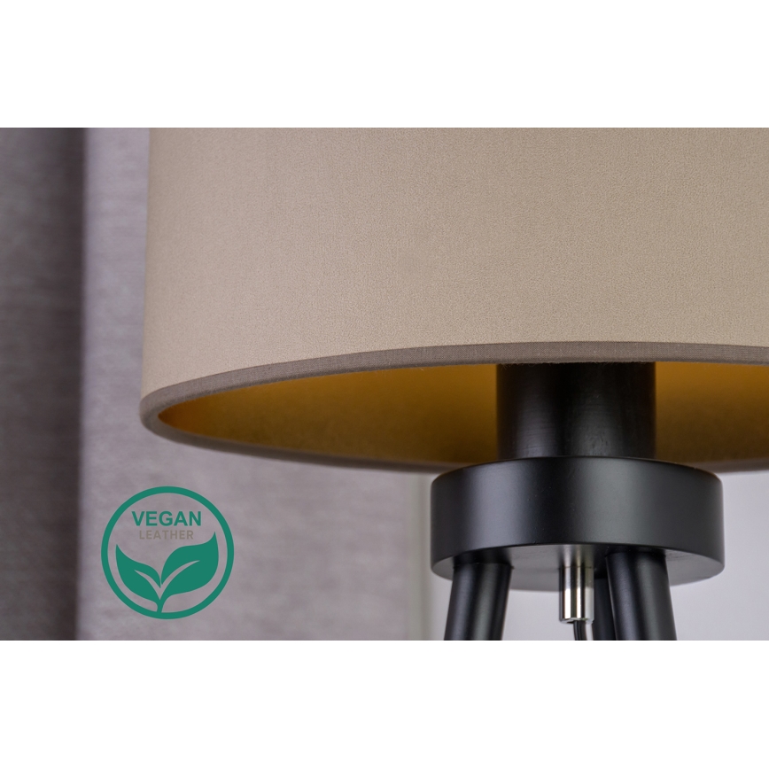 Duolla - Stolna lampa OVAL VEGAN 1xE27/15W/230V pr. 30 cm bež