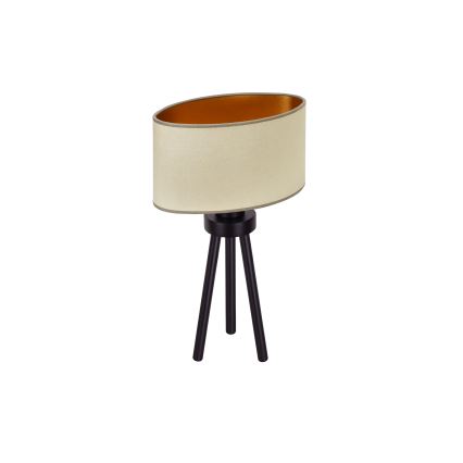 Duolla - Stolna lampa OVAL VEGAN 1xE27/15W/230V pr. 30 cm bež