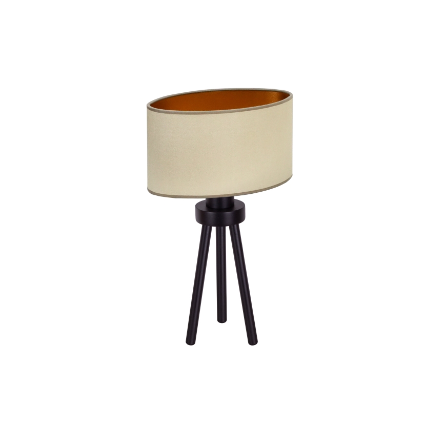 Duolla - Stolna lampa OVAL VEGAN 1xE27/15W/230V pr. 30 cm bež