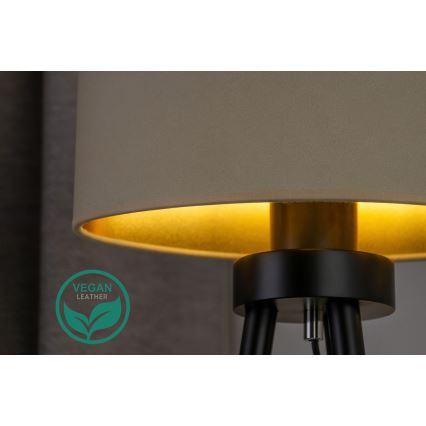 Duolla - Stolna lampa OVAL VEGAN 1xE27/15W/230V pr. 30 cm krem