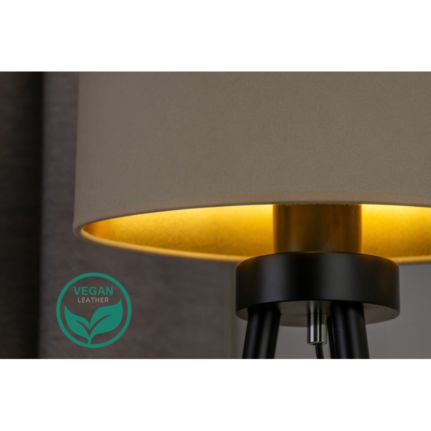 Duolla - Stolna lampa OVAL VEGAN 1xE27/15W/230V pr. 30 cm krem
