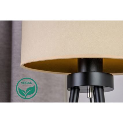 Duolla - Stolna lampa OVAL VEGAN 1xE27/15W/230V pr. 30 cm krem