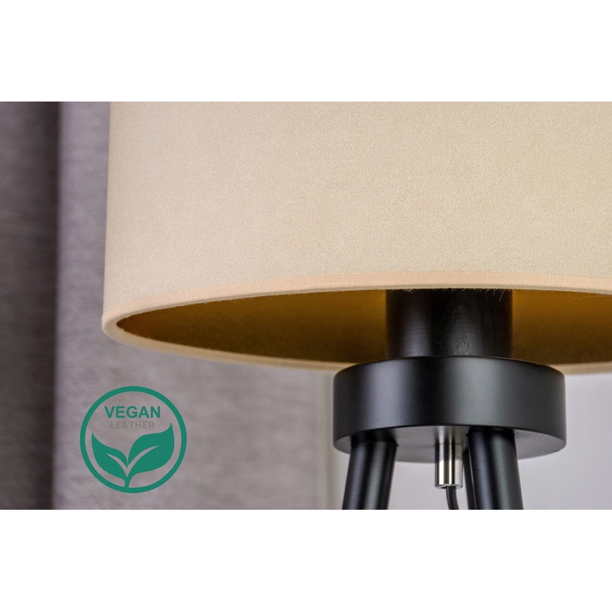 Duolla - Stolna lampa OVAL VEGAN 1xE27/15W/230V pr. 30 cm krem