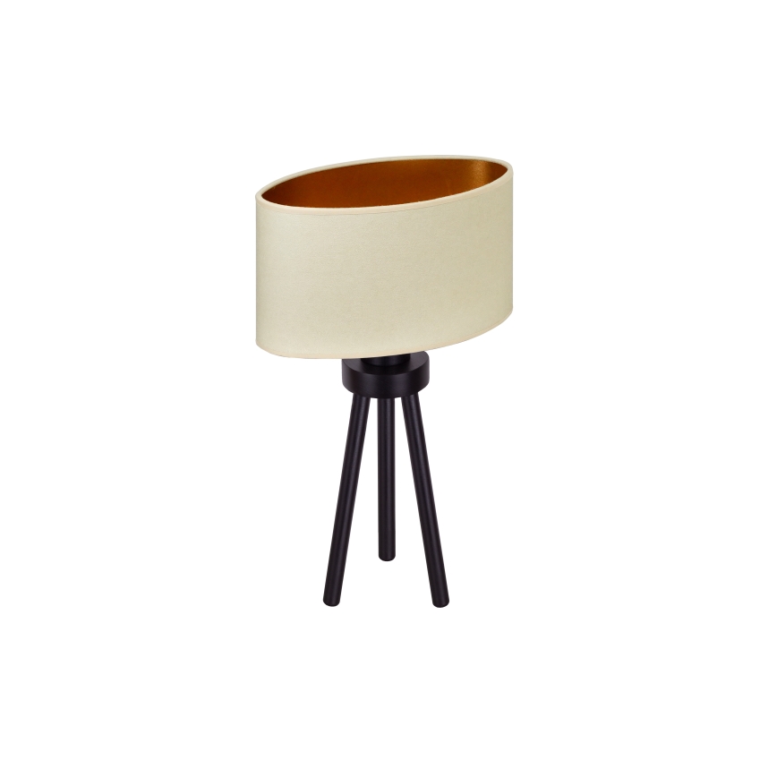 Duolla - Stolna lampa OVAL VEGAN 1xE27/15W/230V pr. 30 cm krem