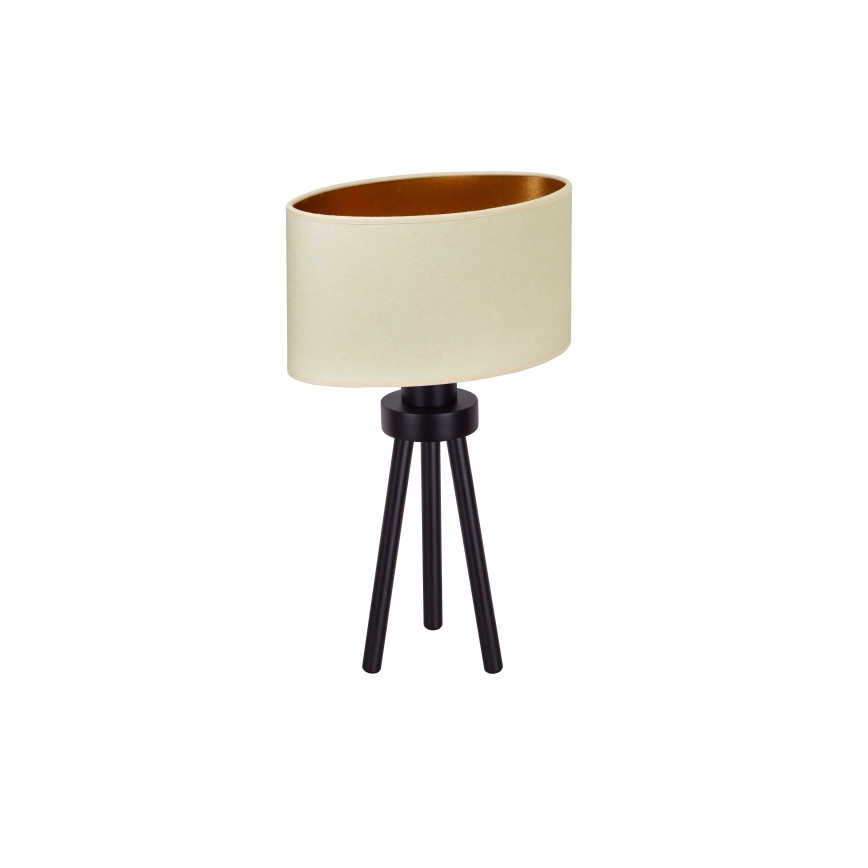 Duolla - Stolna lampa OVAL VEGAN 1xE27/15W/230V pr. 30 cm krem