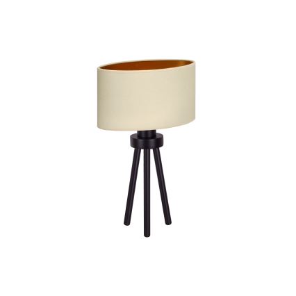Duolla - Stolna lampa OVAL VEGAN 1xE27/15W/230V pr. 30 cm krem