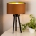 Duolla - Stolna lampa OVAL VEGAN 1xE27/15W/230V pr. 30 cm smeđa