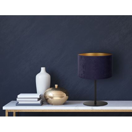 Duolla - Stolna lampa ROLLER 1xE14/15W/230V pr. 20 cm plava/zlatna