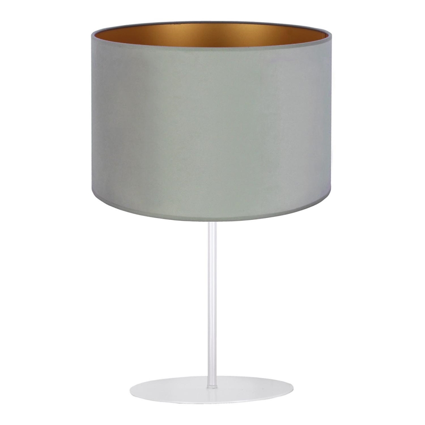 Duolla - Stolna lampa ROLLER 1xE14/15W/230V svijetla pr. 20 cm zelena/zlatna
