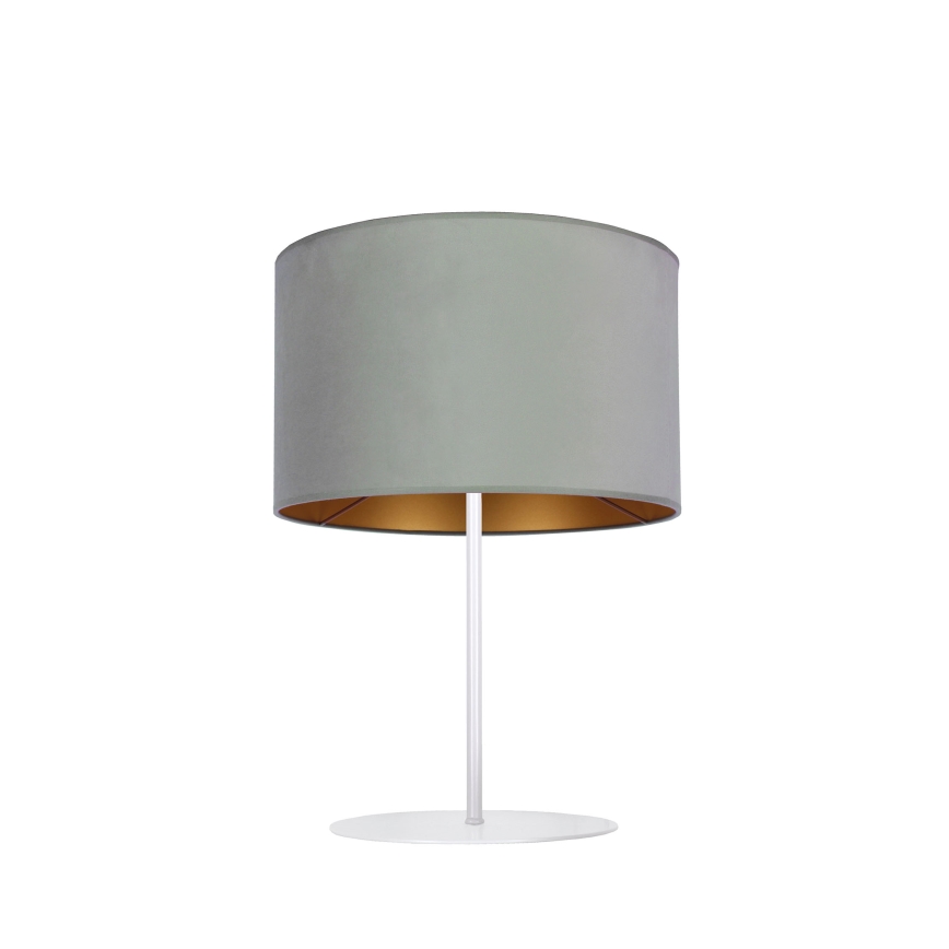 Duolla - Stolna lampa ROLLER 1xE14/15W/230V svijetla pr. 20 cm zelena/zlatna