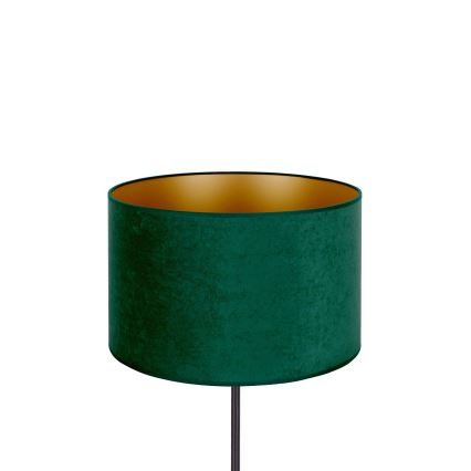 Duolla - Stolna lampa ROLLER 1xE14/15W/230V tamna pr. 20 cm zelena/zlatna