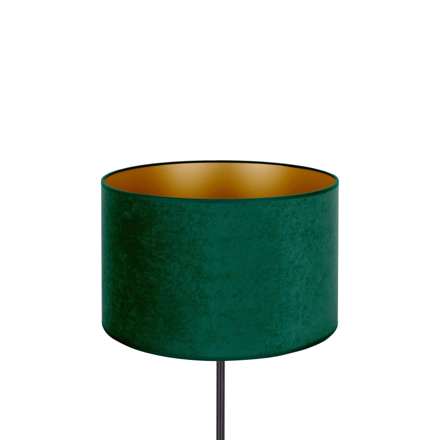 Duolla - Stolna lampa ROLLER 1xE14/15W/230V tamna pr. 20 cm zelena/zlatna