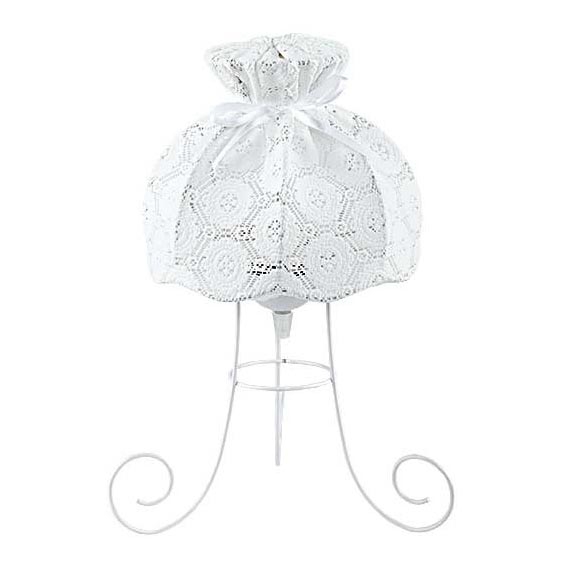 Duolla - Stolna lampa SYMPHONY 1xE27/40W/230V pr. 28 cm bijela
