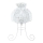 Duolla - Stolna lampa SYMPHONY 1xE27/40W/230V pr. 28 cm bijela