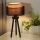 Duolla - Stolna lampa WOOD BOHO 1xE27/15W/230V pr. 25 cm crna/bež