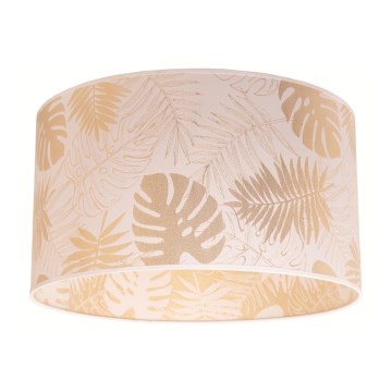 Duolla - Stropna svjetiljka ARECA 1xE27/40W/230V pr. 45 cm mesing/bijela