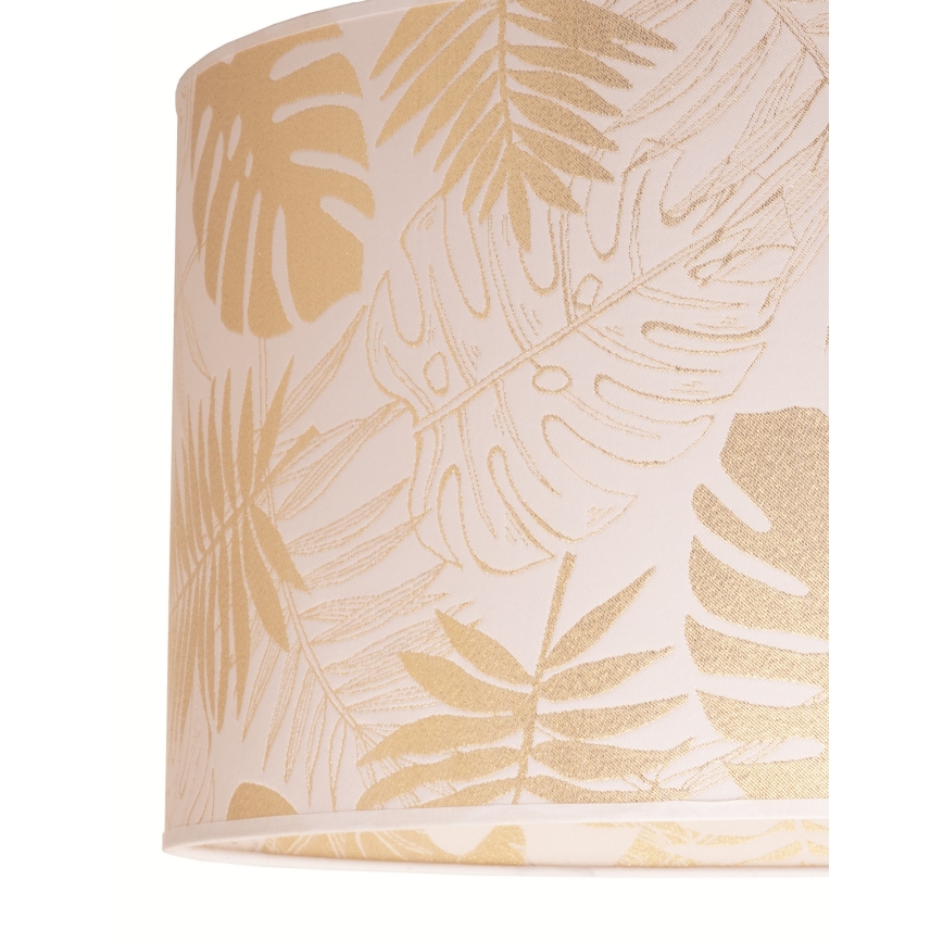 Duolla - Stropna svjetiljka ARECA 1xE27/40W/230V pr. 45 cm mesing/bijela