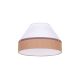 Duolla - Stropna svjetiljka AVIGNON 1xE27/15W/230V pr. 50 cm bijela/smeđa