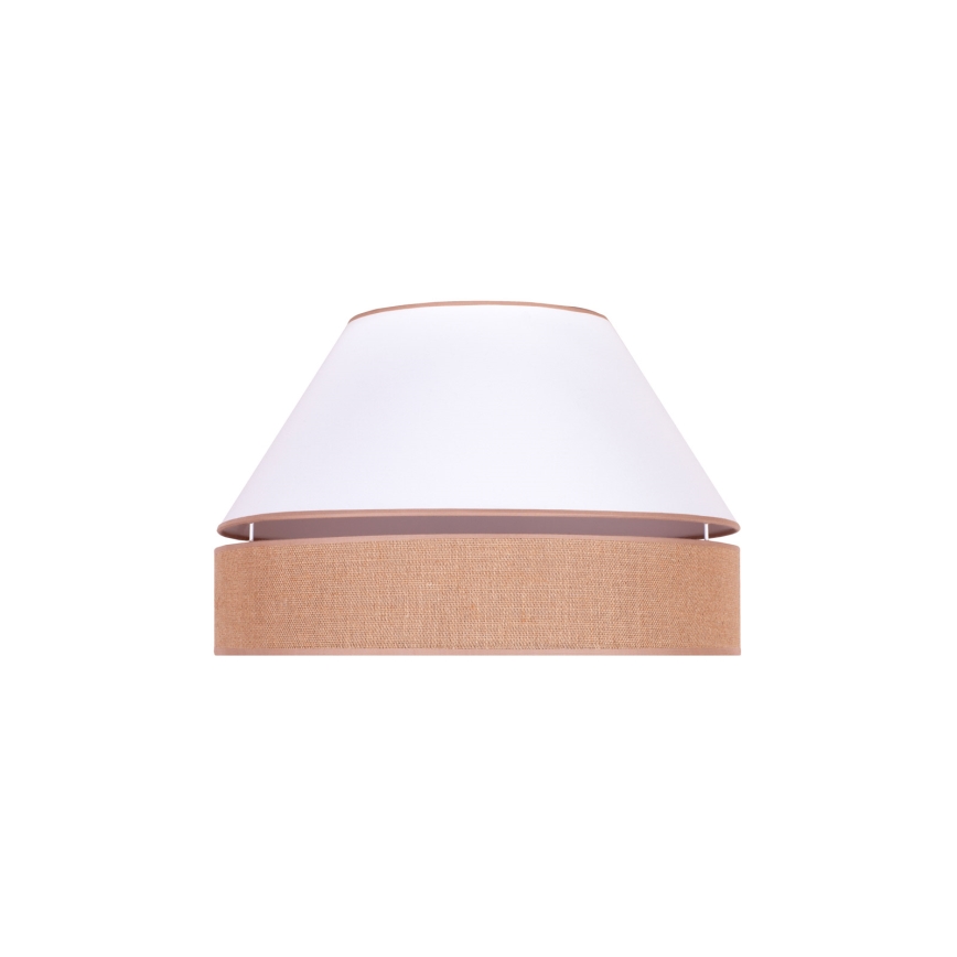 Duolla - Stropna svjetiljka AVIGNON 1xE27/15W/230V pr. 50 cm bijela/smeđa